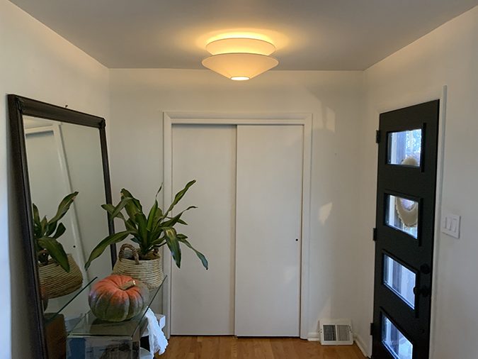 Foyer Lighting after Home-Tek Improvements