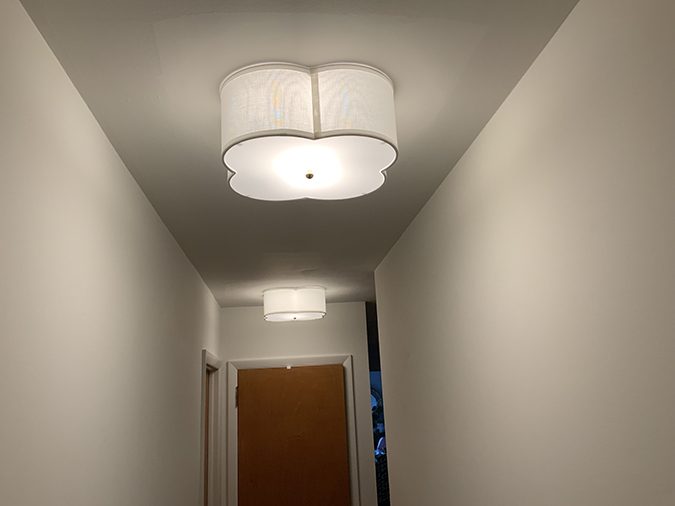 Hallway Lighting after Home-Tek Improvements